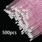 500pcs/lot Disposable Applicator Micro Brushes for Eyelash Extension Lash Cleaning Brushes Lip Brush Sticks Makeup Tools