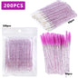 100/200Pc Disposable Makeup Brushes Crystal Lip Gloss Microbrush Mascara Wands Applicator Eyelash Extension Supplies Accessories