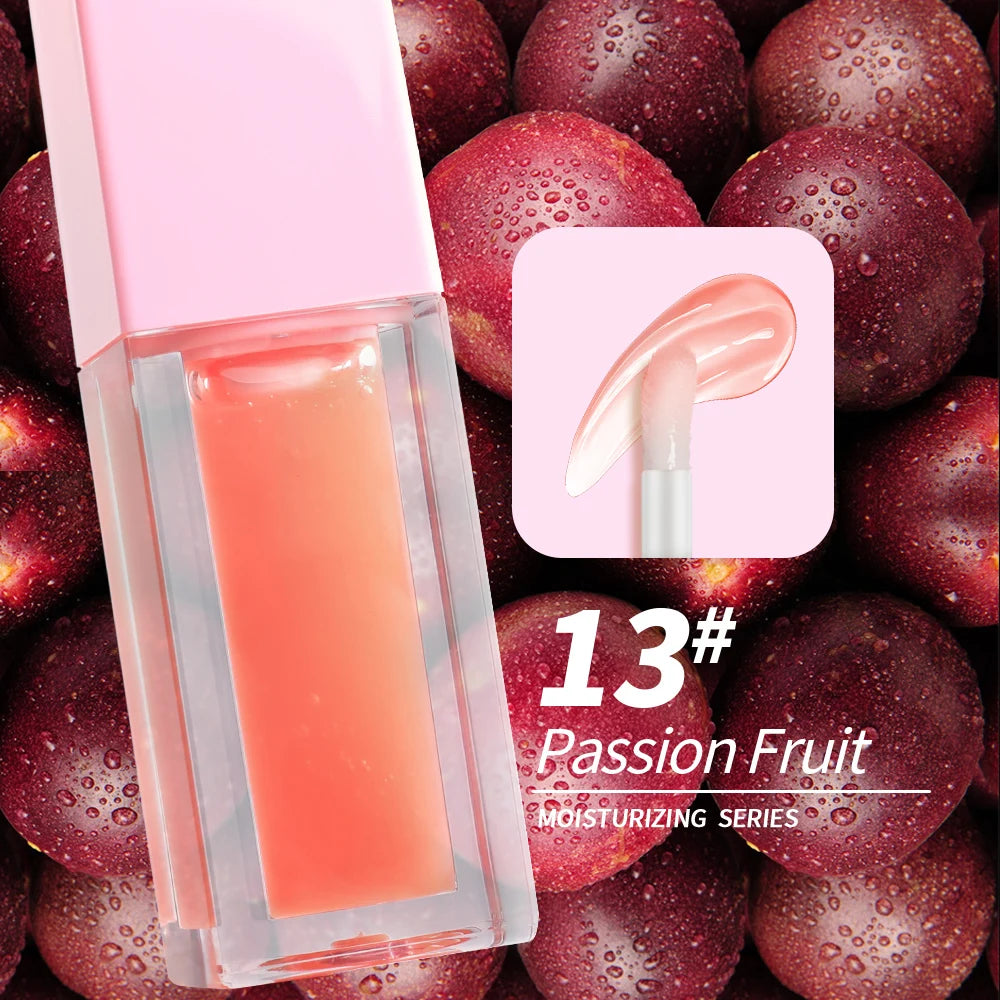 23 Colors Clear Lip Gloss Plumping Private Label Lip Oil Long Lasting Fruit Lip Plumper Gloss Vendor Wholesale