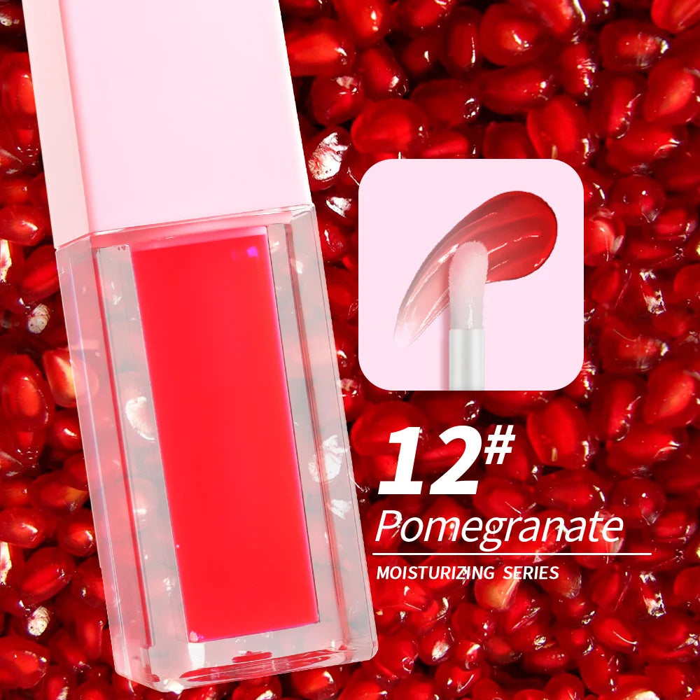 23 Colors Clear Lip Gloss Plumping Private Label Lip Oil Long Lasting Fruit Lip Plumper Gloss Vendor Wholesale