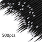 500pcs/lot Disposable Applicator Micro Brushes for Eyelash Extension Lash Cleaning Brushes Lip Brush Sticks Makeup Tools