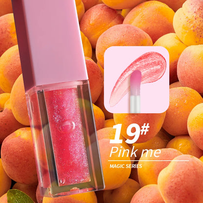 23 Colors Clear Lip Gloss Plumping Private Label Lip Oil Long Lasting Fruit Lip Plumper Gloss Vendor Wholesale